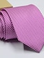 tanie Akcesoria dla mężczyzn-podstawowe krawaty męskie w jednolitym kolorze różowo-czerwone wino 2024