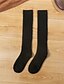 cheap Men&#039;s Socks-Men&#039;s 2 Pairs Wool Socks Stockings Black Brown Color Solid / Plain Color Daily Wear Vacation Weekend Warm Fall &amp; Winter Warm Ups
