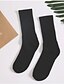 cheap Men&#039;s Socks-Men&#039;s 5 Pairs Socks Ankle Socks Stockings Casual Socks Black White Color Cotton Solid Colored Casual Daily Medium Fall &amp; Winter Fashion Comfort