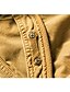 abordables Bermudas cargo-Hombre Pantalón Corto Cargo Pantalón corto Shorts para senderismo Cordón de la pierna 6 bolsillo Plano Comodidad Exterior Diario Noche Mezcla de Algodón Moda Ropa de calle Vino Verde Ejército