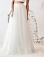 cheap Wedding Dresses-Beach Simple Wedding Dresses A-Line Separates Separates Floor Length Tulle Bridal Skirts Bridal Gowns With Solid Color 2024