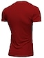 ieftine Tricouri casual pentru bărbați-Bărbați Tricou Cămașă musculară Tricou din tricot cu nervuri Simplu În V În aer liber sportiv Mânecă scurtă Îmbrăcăminte Modă Șic Stradă Misto Casul Zilnic