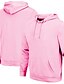 cheap Basic Hoodie Sweatshirts-Men&#039;s Hoodie Black White Yellow Pink Red Hooded Plain Pocket Sports &amp; Outdoor Daily Sports Streetwear Casual Athletic Spring &amp;  Fall Clothing Apparel Hoodies Sweatshirts