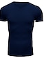 preiswerte Lässige T-Shirts für Herren-Herren T Shirt Muskelshirt Geripptes Strick-T-Shirt Glatt V Ausschnitt Outdoor Sport Kurze Ärmel Bekleidung Modisch Strassenmode Cool Casual