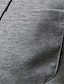 preiswerte Herrenjacken &amp; Herrenmäntel-Herren Blazer Draussen Freizeitskleidung Ausgehen Büro &amp; Karriere Einreiher - 2 Knöpfe Kargen Stilvoll Warm-Ups Komfort Jacke Oberbekleidung Glatt Tasche Dunkelgrau Schwarz Weiß