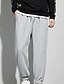 cheap Sweatpants-Men&#039;s Waffle Sweatpants Trousers Jogger Pants Drawstring Elastic Waist Elastic Cuff Letter Warm Outdoor Going out Fashion Streetwear Black White Micro-elastic