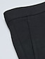 رخيصةأون بدل-أسود ملك الرجال زفاف بدلة لون سادة 2 قطعة مجموعة قياس أساسي ستاندرد زر واحد برستد 2023