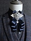 cheap Men&#039;s Accessories-Men&#039;s Basic Bow Tie Solid Color Black Champagne Yellow 2024