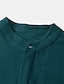 Χαμηλού Κόστους ανδρικό πουκάμισο με κουμπιά-Ανδρικά Πουκάμισο Πουκάμισο Popover Πουκάμισο με κουμπιά Casual πουκάμισο Καλοκαιρινό πουκάμισο Μαύρο Βαθυγάλαζο Πορτοκαλί Χακί Πράσινο Χακί Κοντομάνικο Σκέτο Απορρίπτω Δρόμος Χαβανέζα Κουμπί Ρούχα