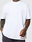 cheap Men&#039;s Casual T-shirts-Men&#039;s Oversized Shirt Plain Crewneck Outdoor Sport Short Sleeves Clothing Apparel Fashion Streetwear Cool Casual Daily