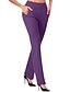 cheap Women&#039;s Dress Pants-Women‘s Dress Work Casual Pants Trousers Straight Full Length Pocket Stretchy Trousers  Daily Black Wine S M