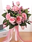 זול פרחי חתונה-פרחי שורש כף היד לחתונה זרים חתונה / מסיבת החתונה פרחים מלאכותיים חתונה