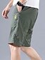abordables Shorts décontractés-Homme Short de plage Shorts décontractés Cordon Taille elastique Plein Séchage rapide Extérieur Sortie Mode Vêtement de rue Noir Vert Micro-élastique