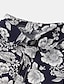 voordelige Hawaiiaanse zomerhemden voor heren-Voor heren Overhemd Overhemd met knopen Normaal shirt Zomer overhemd Strand hemd Zwart Wit Geel Lichtgroen Blozend Roze Korte mouw Raster- / geruite patronen Grafische prints Bloem Strijkijzer Straat
