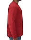 abordables T-shirts décontractés pour hommes-Homme Chemise fluo Plein Ras du cou Extérieur Usage quotidien manche longue Vêtement Tenue Vêtement de rue Confort
