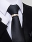 tanie Akcesoria dla mężczyzn-modne męskie krawaty w jednolitym kolorze srebrnym czarnym różowym 2024