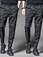 abordables pantalons décontractés-Homme Pantalon Jogger Pantalon Pantalons décontractés Poche Cordon Camouflage Confort Casual du quotidien Vacances à la mode Style classique Noir