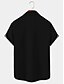 abordables Chemises imprimées pour hommes-Homme Chemise Imprimés Photos Poker Col rabattu Noir 3D effet Plein Air Casual Manches courtes Bouton bas Imprimer Vêtement Tenue Tropique Mode Design Hawaïen
