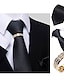 Χαμηλού Κόστους Αντρικά Αξεσουάρ-ανδρικές γραβάτες μόδας μονόχρωμες ασημί μαύρο ροζ 2024
