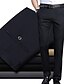 abordables Chino-Homme pantalon de costume Pantalon Poche Jambe droite Plein Bureau Travail Entreprise Chic et moderne Grande occasion Noir bleu marine Micro-élastique