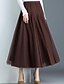 cheap Maxi Skirts-Women&#039;s Tutu Long Skirt Maxi Organza Black White Purple Brown Skirts Pleated Elegant Casual Daily One-Size