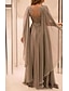 cheap Plus Size Mother of the Bride Dresses-A-Line Plus Size Curve Mother of the Bride Dresses Elegant Cape Dress Dress Formal Wedding Guest Floor Length Short Sleeve V Neck Chiffon with Pleats Beading 2024