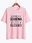 billige T-skjorter til kvinner-å være en bestemor t-skjorter i bomullsblanding
