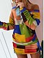 cheap Print Dresses-Women&#039;s Casual Dress Hoodie Dress Mini Dress Pink Blue Green Long Sleeve Graphic Ruched Summer Spring Crew Neck Classic Loose Fit 2023 S M L XL 2XL