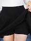 cheap Mini Skirt-Women&#039;s A Line Mini Skirts 2 in 1 Solid Colored Casual Daily Spring &amp; Summer Polyester Sexy bule Black White Pink