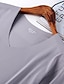 levne Pánská trička pro volný čas-Pánské Tričko Plná / Jednobarevná Do V Ležérní Denní Krátký rukáv Oblečení Bezešvá Základní Na běžné nošení Měkké
