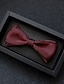 cheap Men&#039;s Accessories-Men&#039;s Basic Bow Tie Color Block Silver Black Red 2024