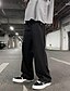 abordables Chino-Homme Pantalon Pantalon de travail Pantalon khaki Pantalon chino Poche Jambe droite Plein Confort Toute la longueur Casual du quotidien Sortie à la mode simple Noir Kaki Micro-élastique