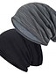 abordables Chapeaux Homme-Homme Chapeau Bonnet Chapeaux d&#039;hiver Usage quotidien Vacances Tricot Couleur monochrome Chaud Matériaux Légers Noir