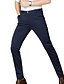 abordables Chino-Homme pantalon de costume Pantalon Poche Jambe droite Plein Confort Bureau Travail Entreprise Vêtement de rue Grande occasion Noir bleu marine Micro-élastique