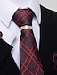 ieftine Accesorii Bărbați-cravate moda barbati carouri galben deschis rosu inchis albastru 2024