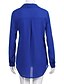 ieftine Bluze simple pentru femei-Pentru femei Bluză Cămașă Simplu Afacere Guler Cămașă Trifoi Albastru piscină Alb Negru Gri
