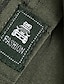 economico camicia da uomo con bottoni-Per uomo Camicia con bottoni Camicia a quadri Camicia estiva Maglietta informale Kaki Verde militare Blu scuro Manica lunga A quadri Bavero Esterno Ufficio Tasche Abbigliamento Moda Lavoro Comodo