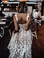 cheap Wedding Dresses-Beach Sexy Boho Wedding Dresses Mermaid / Trumpet Sweetheart Regular Straps Court Train Lace Bridal Gowns With Appliques Summer Fall Wedding Party 2023, Women&#039;s Clothing