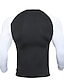 preiswerte Aktive T-Shirts und Tanktops für Herren-Herren T Shirt Fitnessstudio-Shirt Kompressions-Shirt Trainingsshirt Trainingshemden Ständer Langarm Ausbildung Sport &amp; Natur Fitness Casual Fitnessstudio Schnell Trocknend Hohe Dehnung