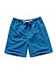 cheap Casual Shorts-Men&#039;s Shorts Beach Shorts Casual Shorts Drawstring Elastic Waist Plain Comfort Breathable Knee Length Outdoor Holiday Beach Streetwear Stylish Black Navy Blue