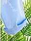 tanie graficzne spodnie-Damskie Lniane spodnie Sztuczny len Kwiaty Niebieski Zielony Moda Pełna długość Codzienne