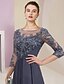 TS Sheath Mother of the Bride Dress Wedding Guest Elegant Simple Jewel ...