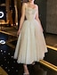 cheap Prom Dresses-Ball Gown Prom Dresses Corsets Dress Graduation Wedding Party Dress Ankle Length Sleeveless Spaghetti Strap Tulle with Sequin 2024