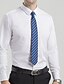 cheap Men&#039;s Dress Shirts-Men&#039;s Dress Shirt Plain Square Neck White Light Blue Wedding Outdoor Long Sleeve Button-Down Clothing Apparel Fashion Casual Breathable Comfortable