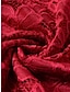 olcso Buliruhák-Női Csipke Fodrozott Vintage ruha Mini ruha Elegáns Sima V-alakú Rövid ujjú Parti Születésnap Nyár Tavasz Fekete Mandula