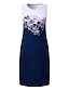 Χαμηλού Κόστους Φορέματα Σετ-Γυναικεία Σετ Φόρεμα Φόρεμα δύο τεμαχίων Floral φόρεμα Μίντι φόρεμα Βυσσινί 3/4 Μήκος Μανικιού Στάμπα Στάμπα Χειμώνας Φθινόπωρο Στρογγυλή Ψηλή Λαιμόκοψη Μοντέρνα Πάρτι Καθημερινά Επισκέπτης γάμου 2023