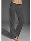 cheap Women&#039;s Cotton Linen Pants-Women&#039;s Linen Pants Faux Linen Solid Color Black White Fashion Full Length Casual Daily