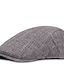 Χαμηλού Κόστους Ανδρικά καπέλα-Ανδρικά Επίπεδο καπέλο Μαύρο Καφέ Βαμβάκι και λευκά είδη Κομψό στυλ street Στυλάτο Μόδα της δεκαετίας του 1920 ΕΞΩΤΕΡΙΚΟΥ ΧΩΡΟΥ Καθημερινά Εξόδου Σκέτο Ζεστό