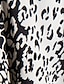 זול חולצות קיץ הוואי לגברים-בגדי ריקוד גברים חולצה חולצה עם כפתורים חולצת קיץ חולצה קז&#039;ואל שחור לבן פול חום שרוולים קצרים גראפי צווארון מתקפל רחוב יומי דפוס ביגוד הוואי מסוגנן יום יומי קלסי