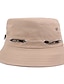 Χαμηλού Κόστους Ανδρικά καπέλα-Ανδρικά Τύπου bucket Μαύρο Λευκό Συνθετικό ύφασμα με βαμβάκι Κομψό στυλ street Στυλάτο Καθημερινό Καθημερινά Υπαίθρια ρούχα Αργίες Σκέτο Αντιηλιακό